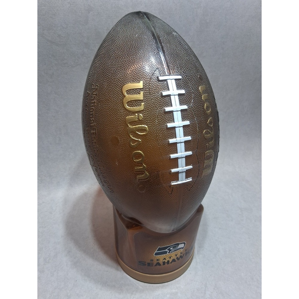 Vintage Seqttle Seahawks Pretzel Container NFL Football Memorabilia 2000s